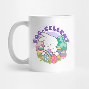 Egg-cellent Easter: Loppi Tokki Surrounded by a Colorful Array of Easter Eggs! Mug